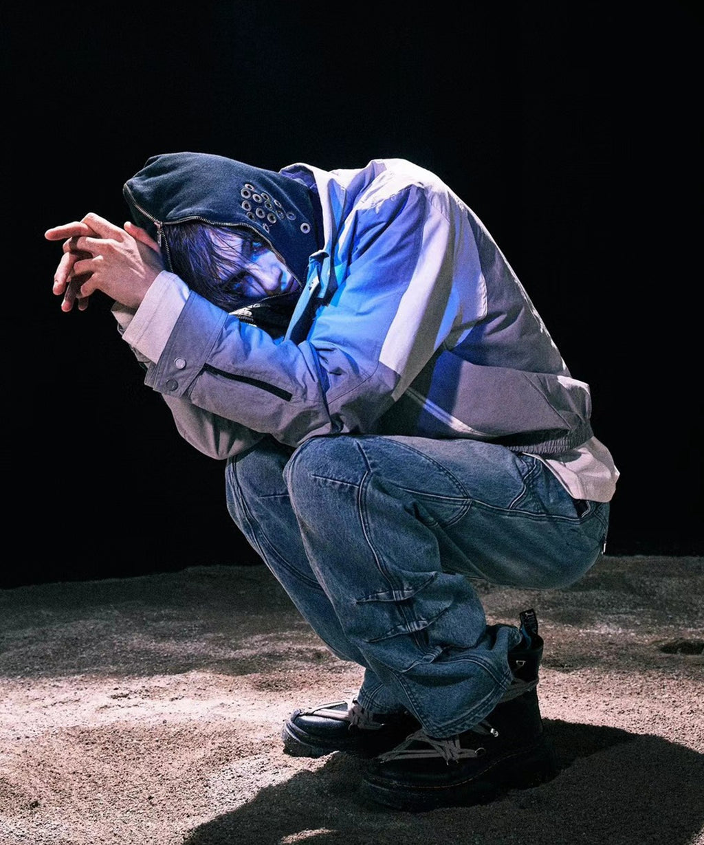 PANQ / 2024FW Washed Deconstruct Belt Jeans デニムパンツ