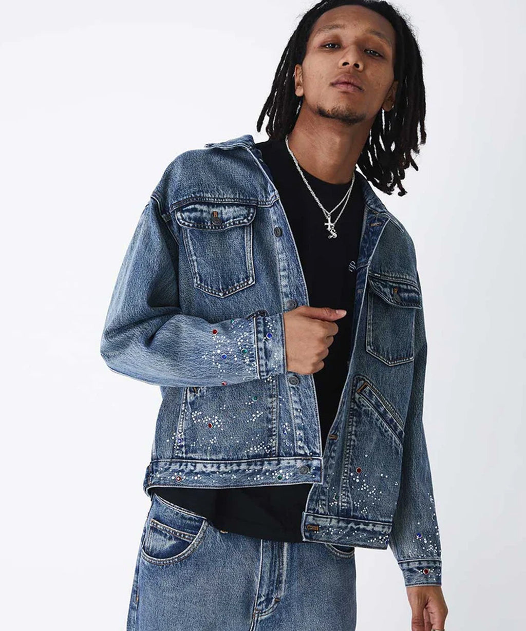 SUPPLIER / Rhinestone Denim Jacket デニムジャケット