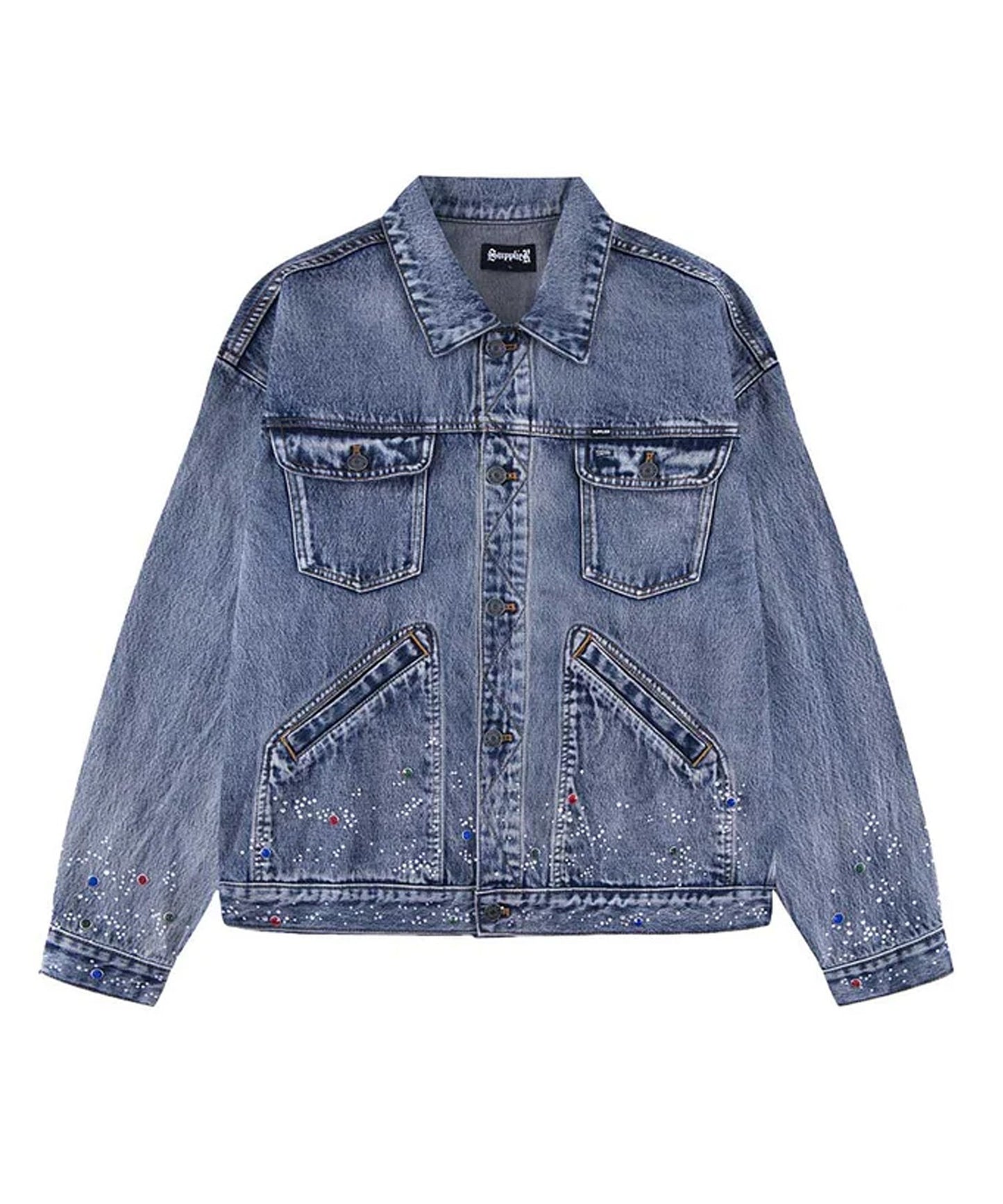 SUPPLIER / Rhinestone Denim Jacket デニムジャケット