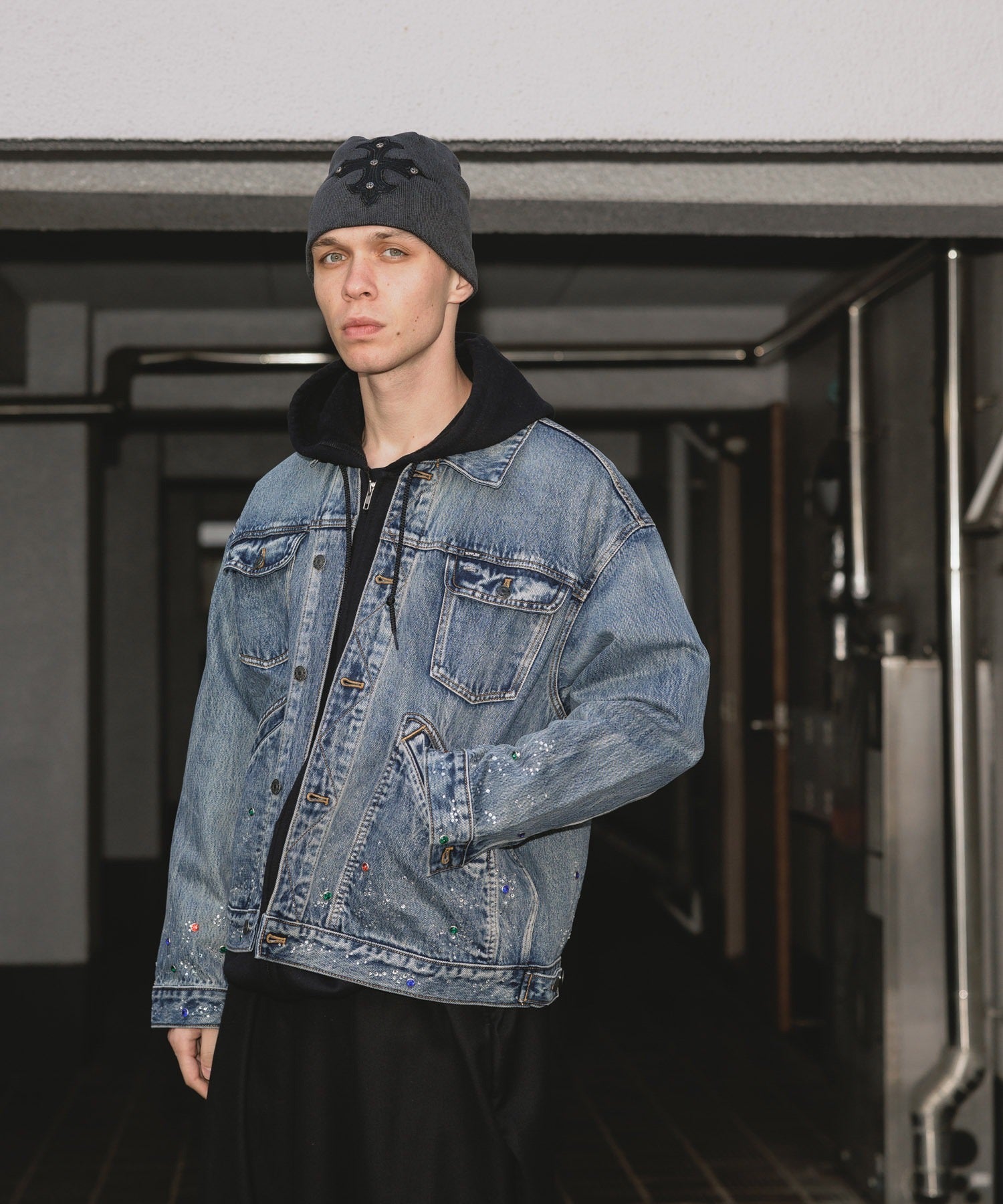 SUPPLIER / Rhinestone Denim Jacket デニムジャケット