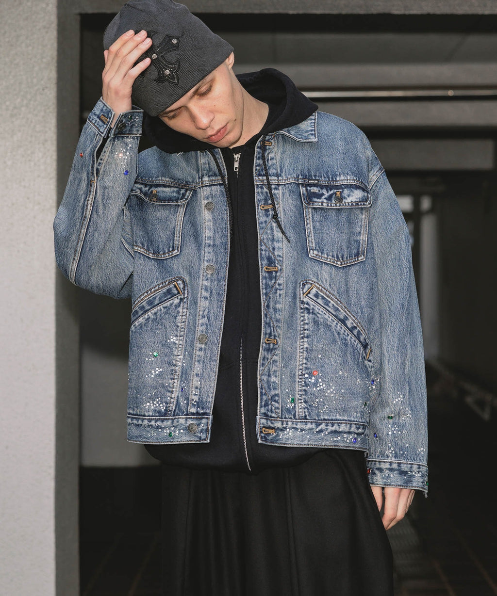SUPPLIER / Rhinestone Denim Jacket デニムジャケット