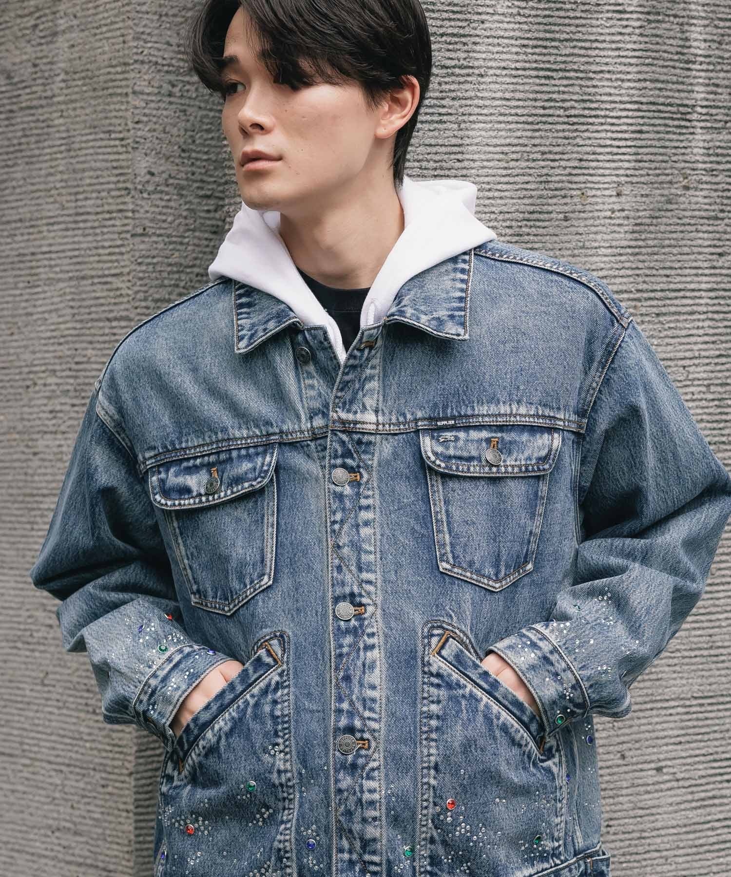 SUPPLIER / Rhinestone Denim Jacket デニムジャケット