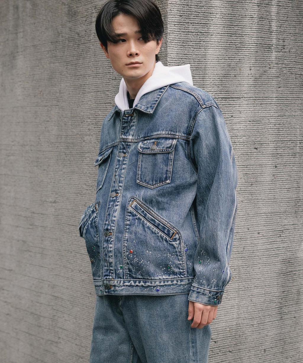 SUPPLIER / Rhinestone Denim Jacket デニムジャケット
