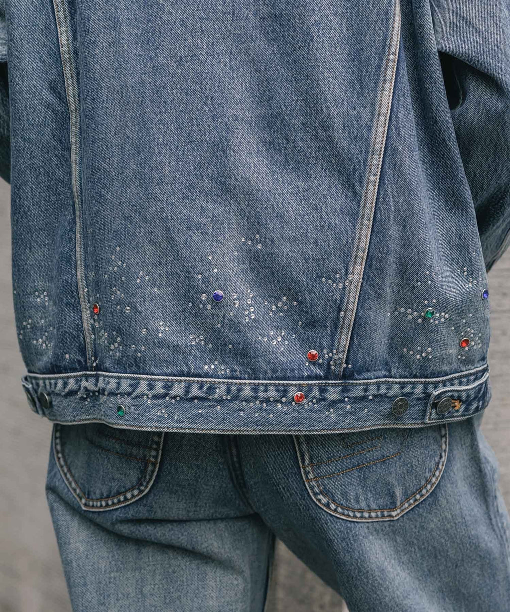 SUPPLIER / Rhinestone Denim Jacket デニムジャケット