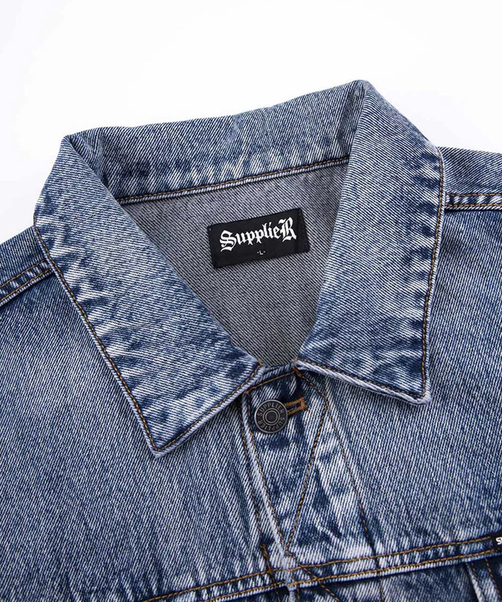 SUPPLIER / Rhinestone Denim Jacket デニムジャケット