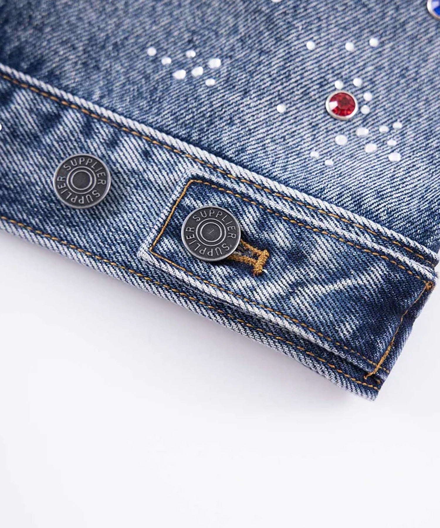 SUPPLIER / Rhinestone Denim Jacket デニムジャケット