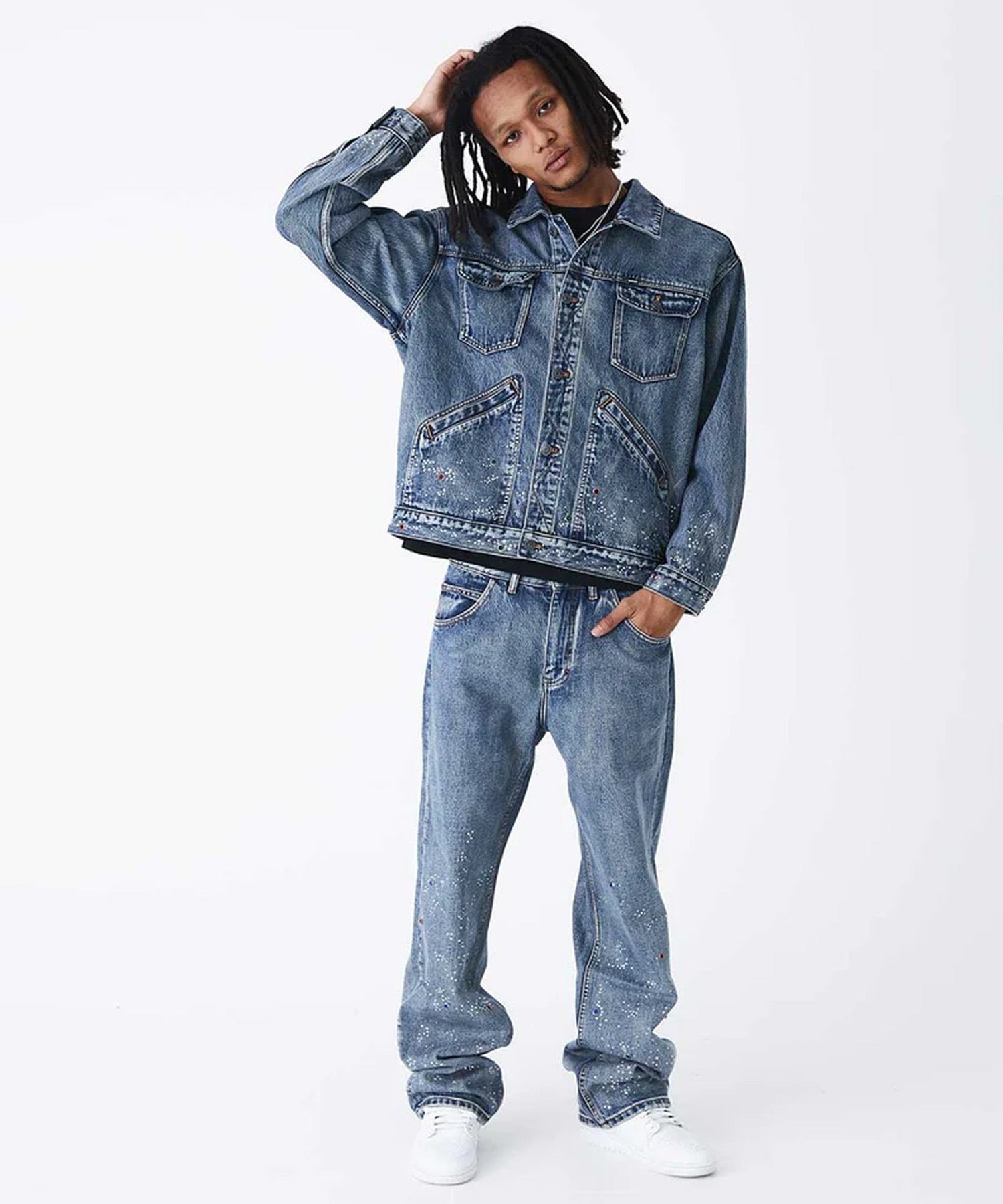 SUPPLIER / Rhinestone Denim Jacket デニムジャケット