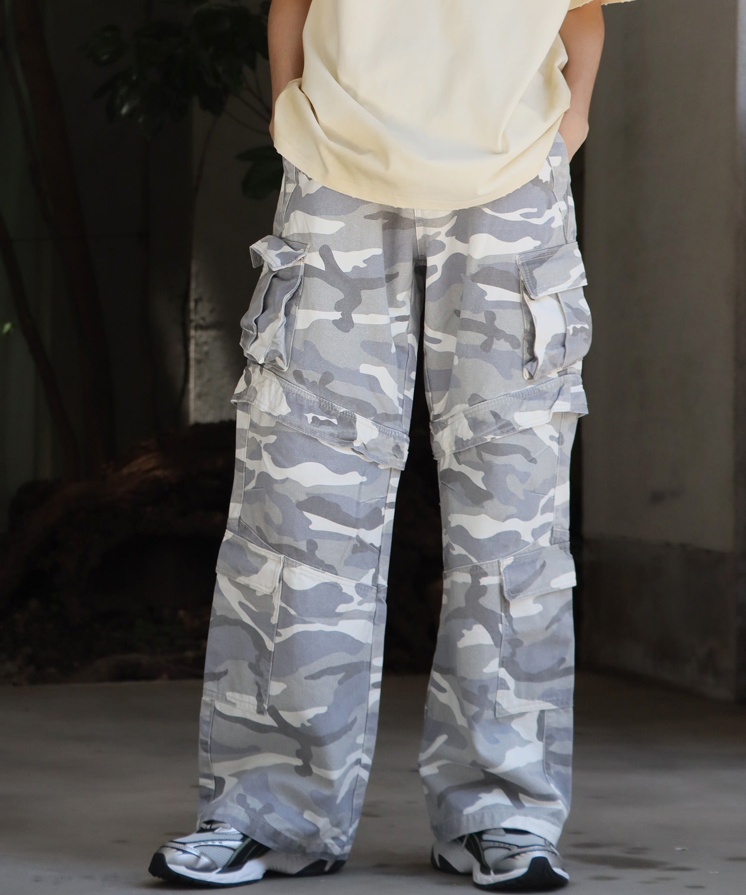 PANQ / 2024 WHITECAMO CARGO PANTS カーゴパンツ