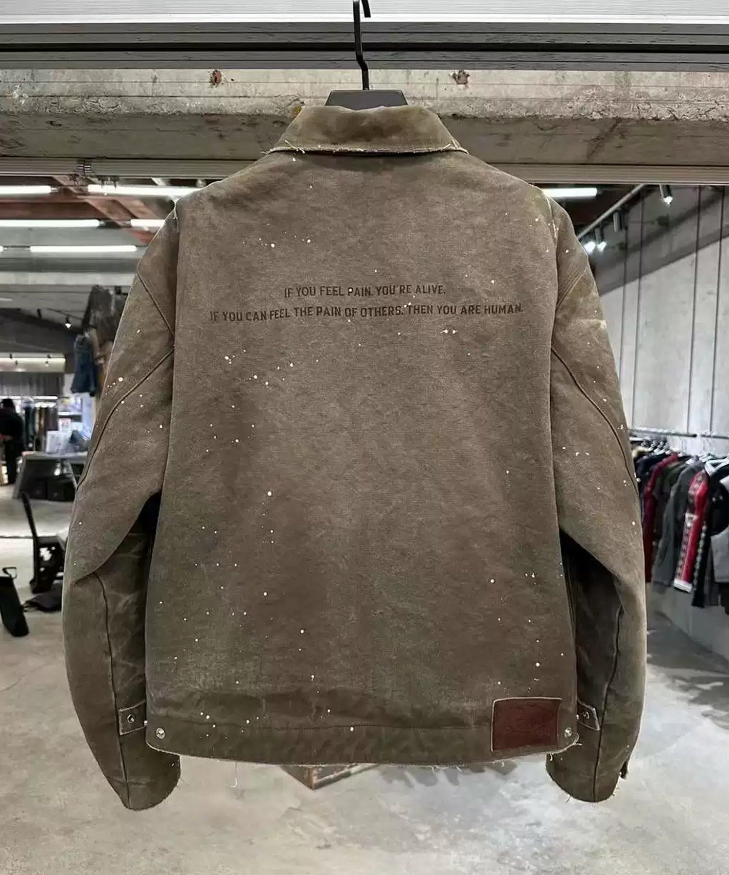 PANQ / PANQ 2025 THE ROSE BLOOMING AT THE MUZZLE DETORIT DENIM SET ジャケット