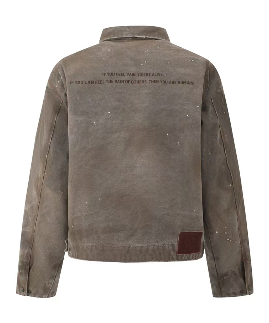 PANQ / PANQ 2025 THE ROSE BLOOMING AT THE MUZZLE DETORIT DENIM SET ジャケット