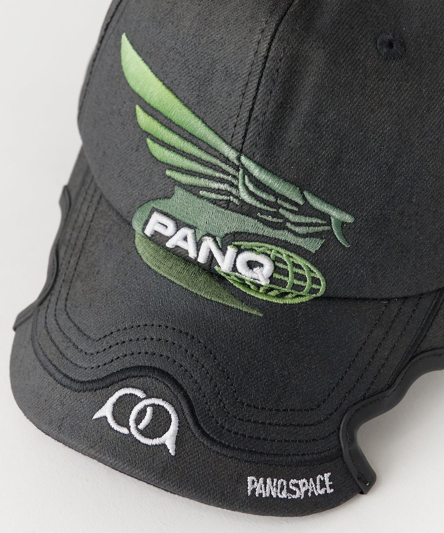 PANQ / 2025 Embroidered brush wax cap キャップ