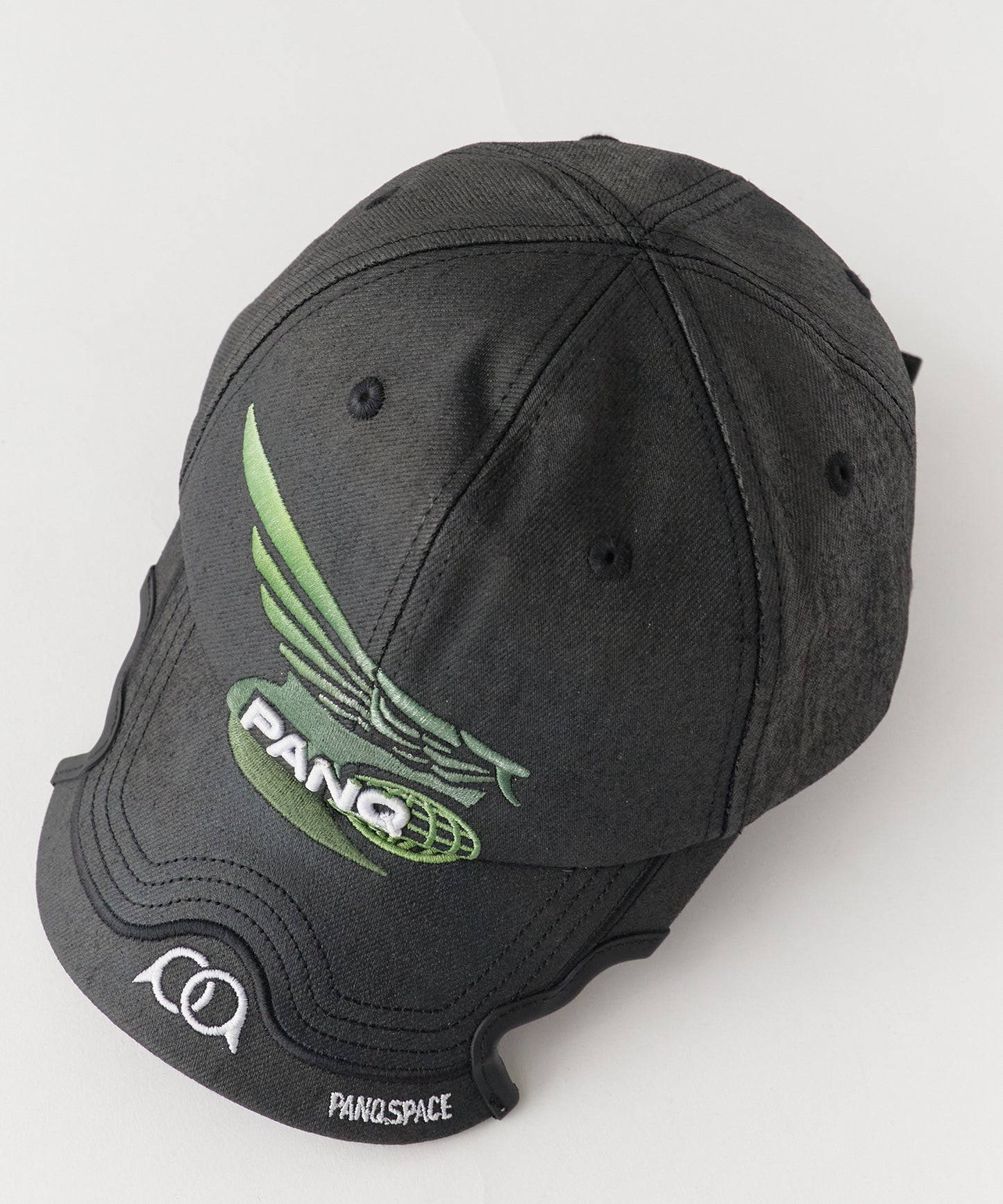 PANQ / 2025 Embroidered brush wax cap キャップ