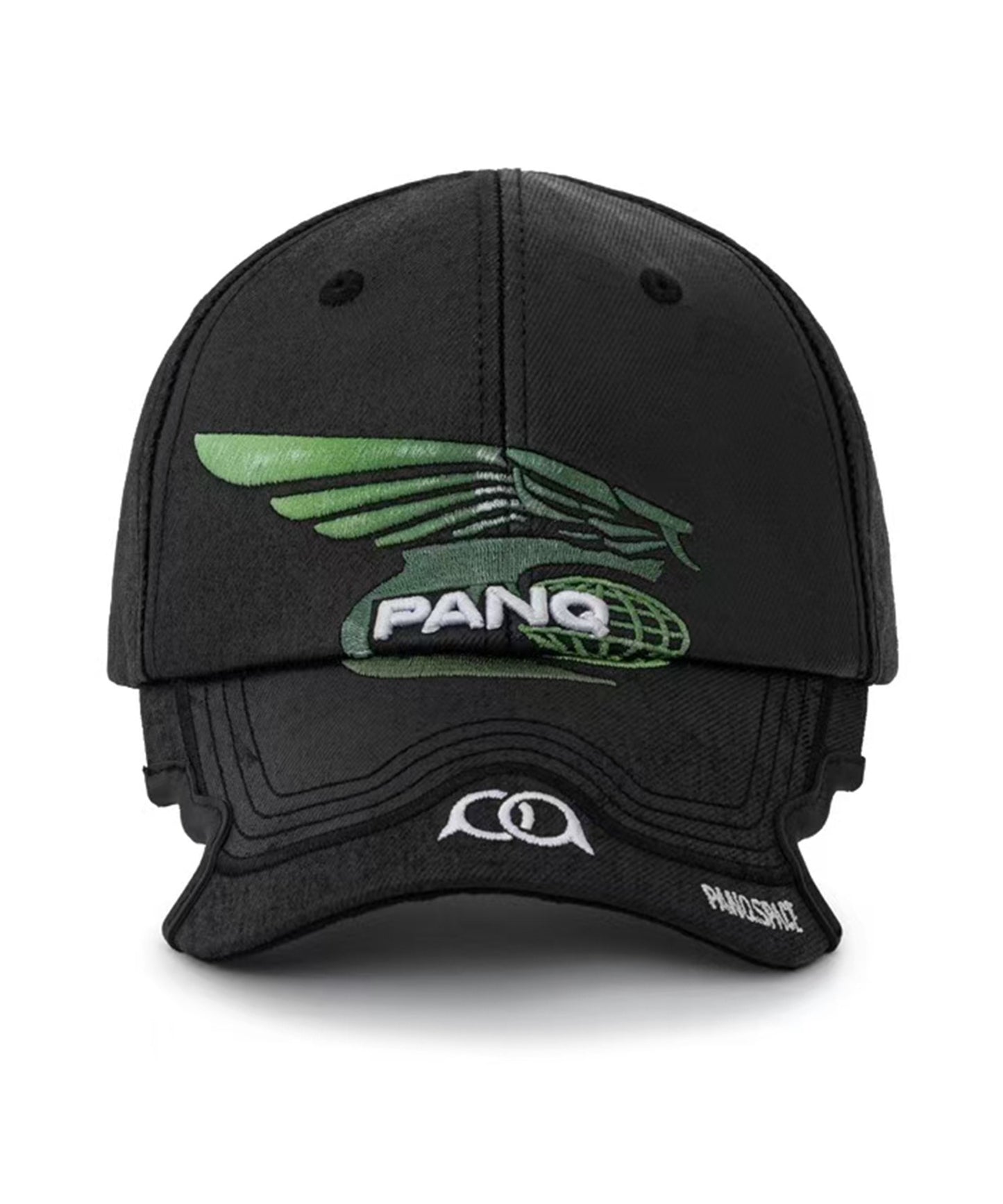 PANQ / 2025 Embroidered brush wax cap キャップ