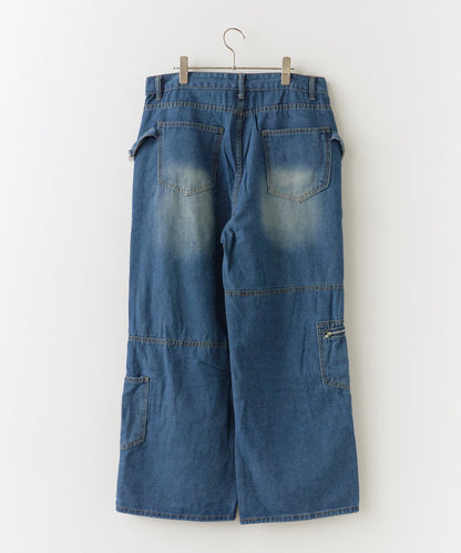 Theater code / Zip pocket denim pants