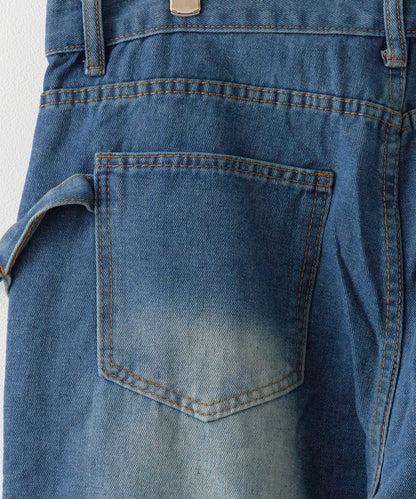 Theater code / Zip pocket denim pants