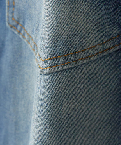 Theater code / Zip pocket denim pants