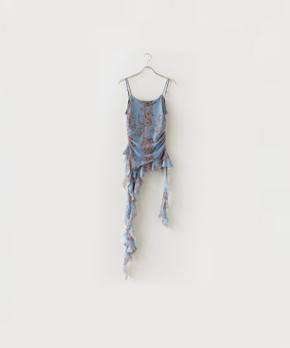CHICK / Floral sheer camisole