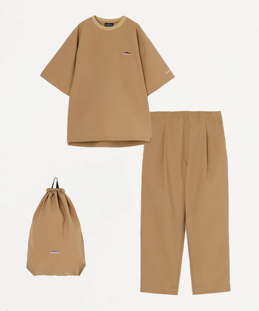 THOUSAND MILE/サウザンドマイル SHORT SLEEVE T-SHIRT & LONG PANTS SET