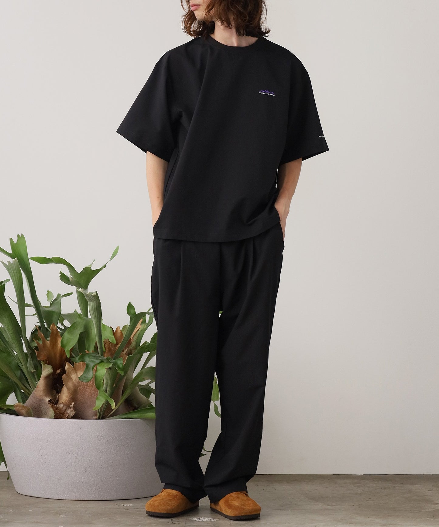 THOUSAND MILE/サウザンドマイル SHORT SLEEVE T-SHIRT & LONG PANTS SET