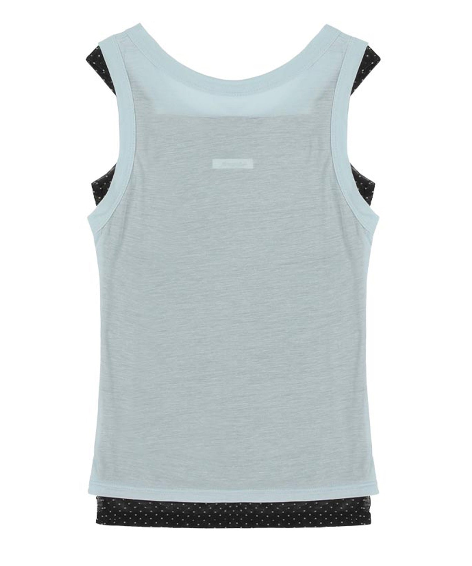 FANCY CLUB / 3-Way Dot Mesh Layered Sleeveless タンクトップ