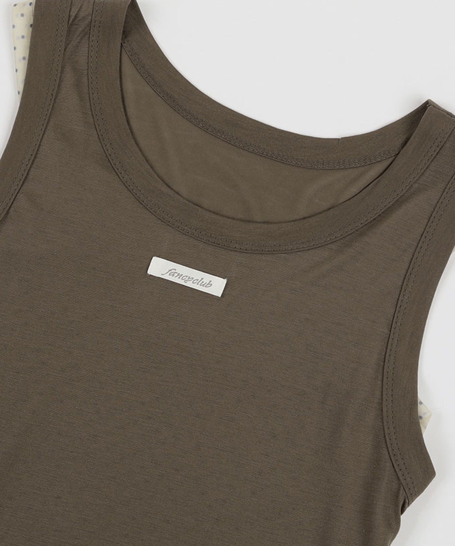FANCY CLUB / 3-Way Dot Mesh Layered Sleeveless タンクトップ