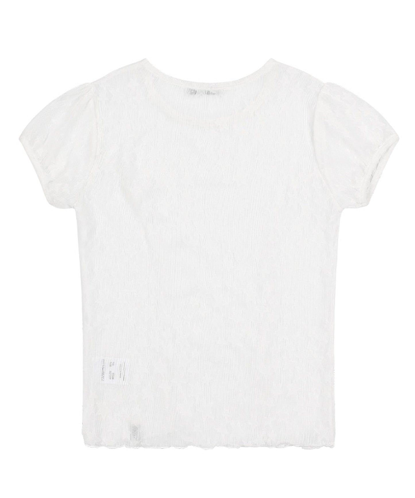 FANCY CLUB /  Wave Puff Lace Tee