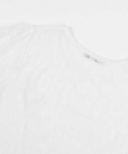 FANCY CLUB /  Wave Puff Lace Tee