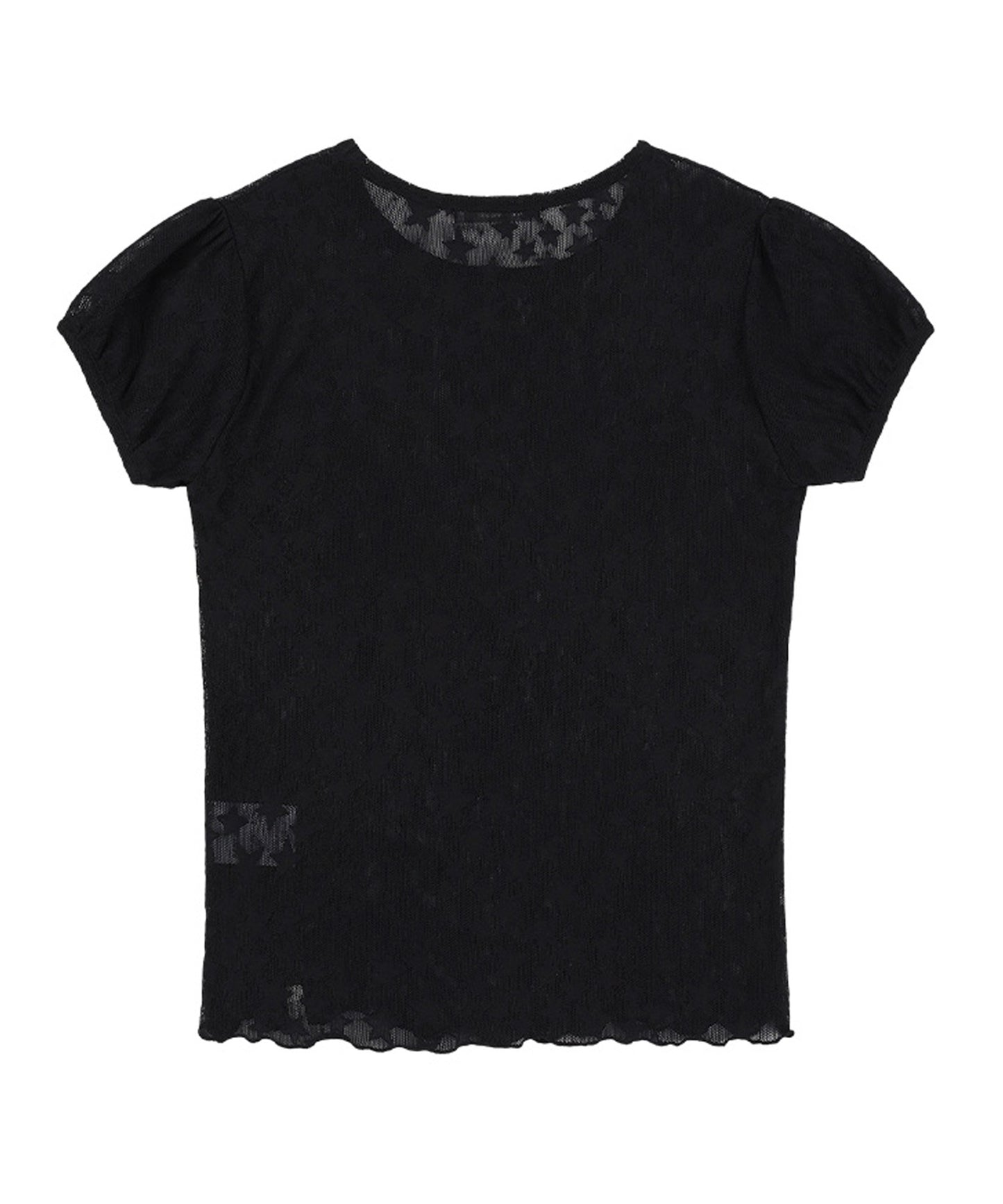 FANCY CLUB /  Wave Puff Lace Tee