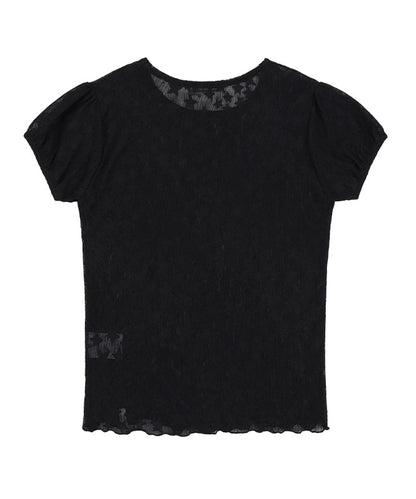 FANCY CLUB /  Wave Puff Lace Tee