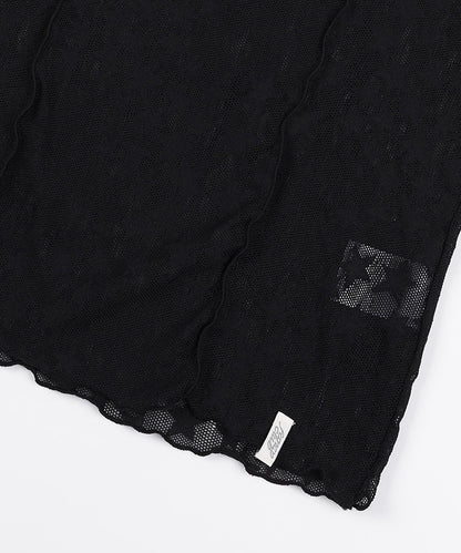 FANCY CLUB /  Wave Puff Lace Tee