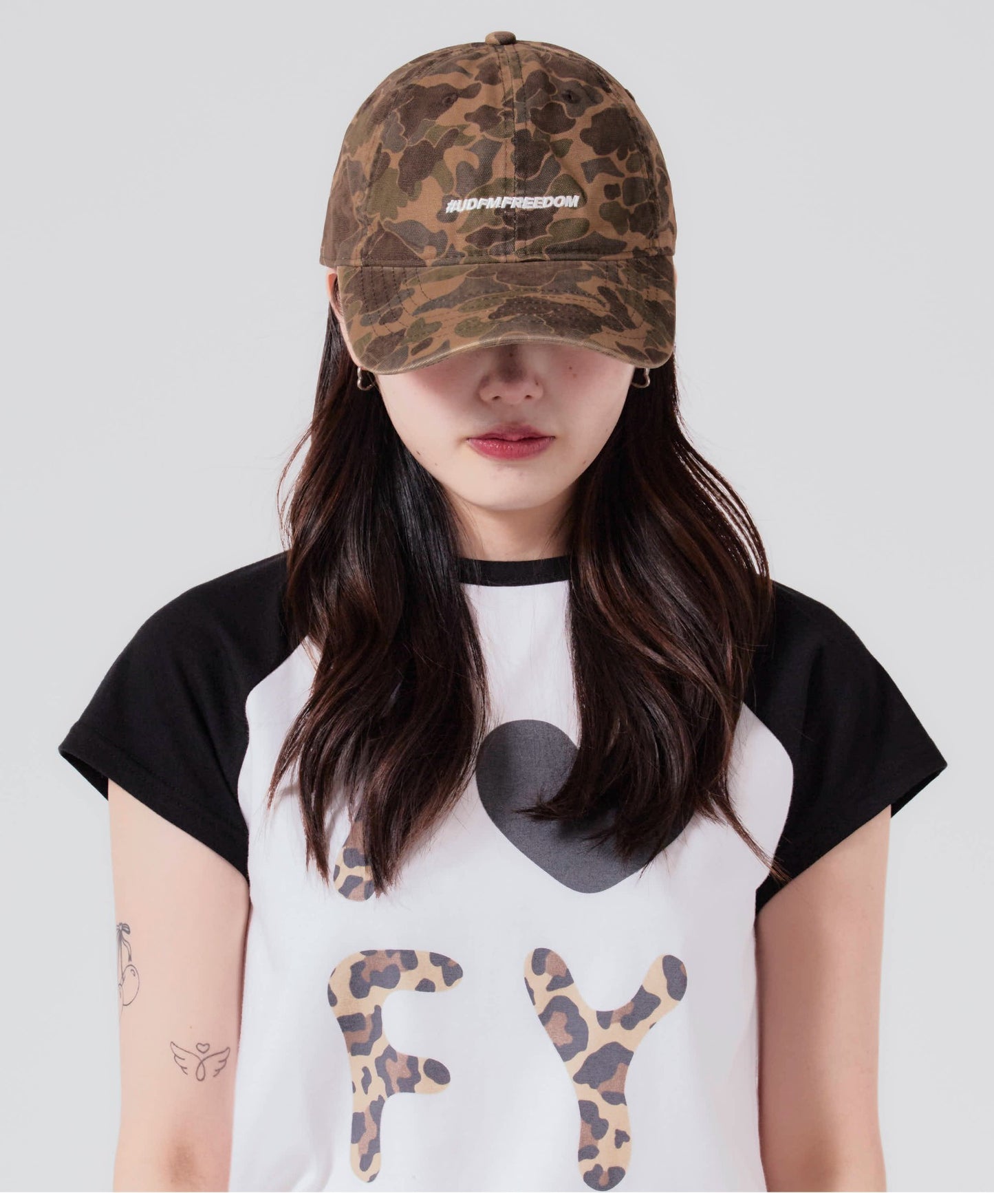 Chick / Camouflage Pattern Camouflage Cap