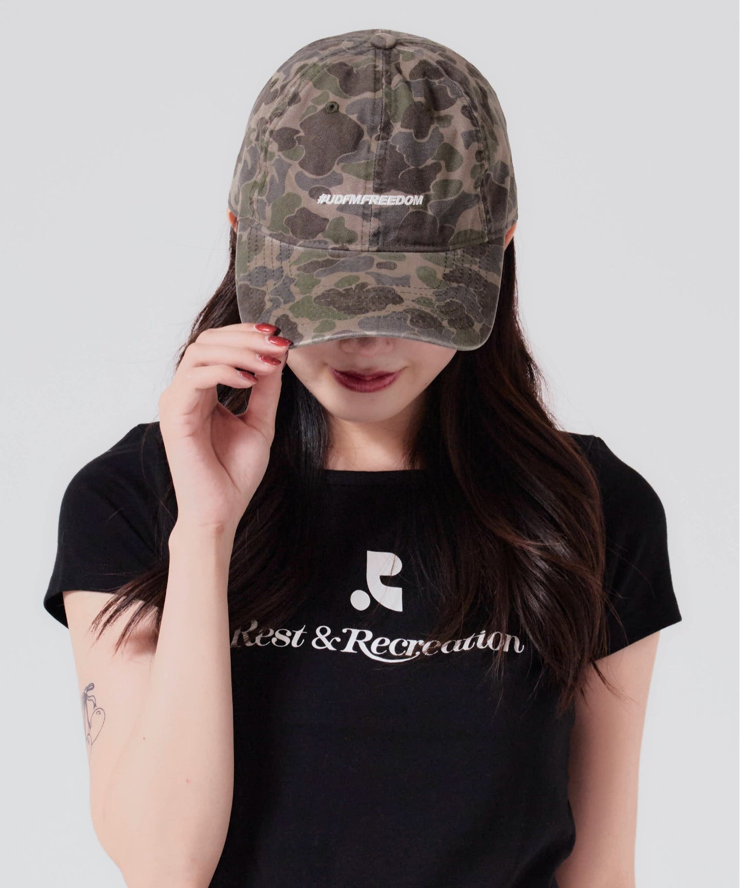 Chick / Camouflage Pattern Camouflage Cap