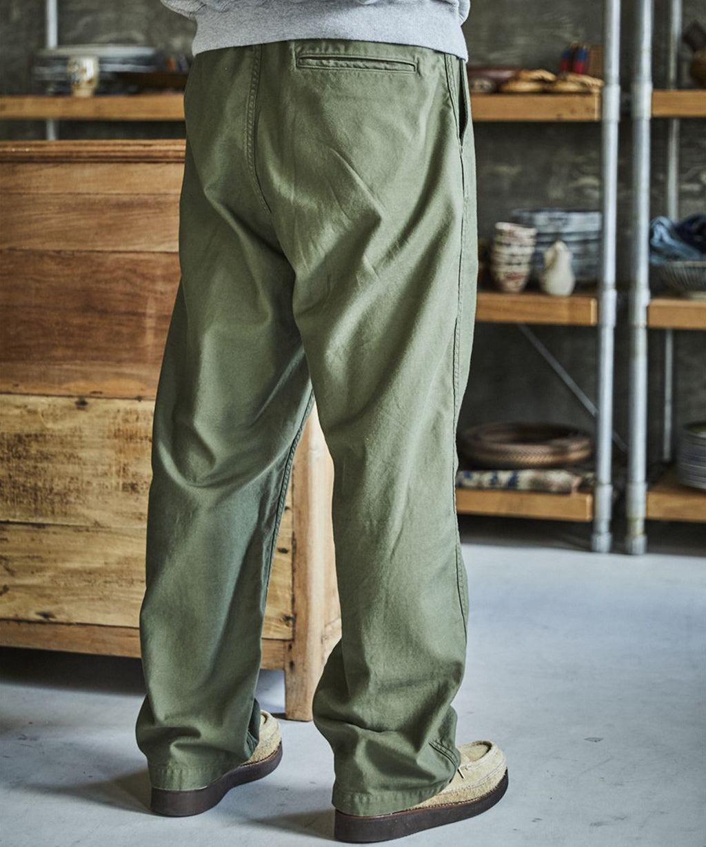 【予約】 orSlow / WIDE FIT NEW YORKER イージーパンツ