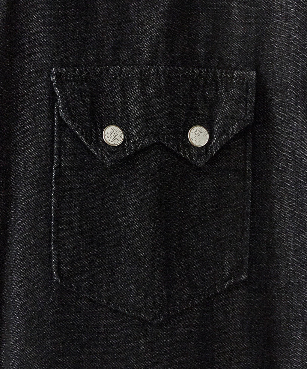 orSlow / BLACK DENIM WESTERN SHIRT ウエスタンシャツ