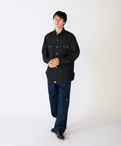 orSlow / BLACK DENIM WESTERN SHIRT ウエスタンシャツ