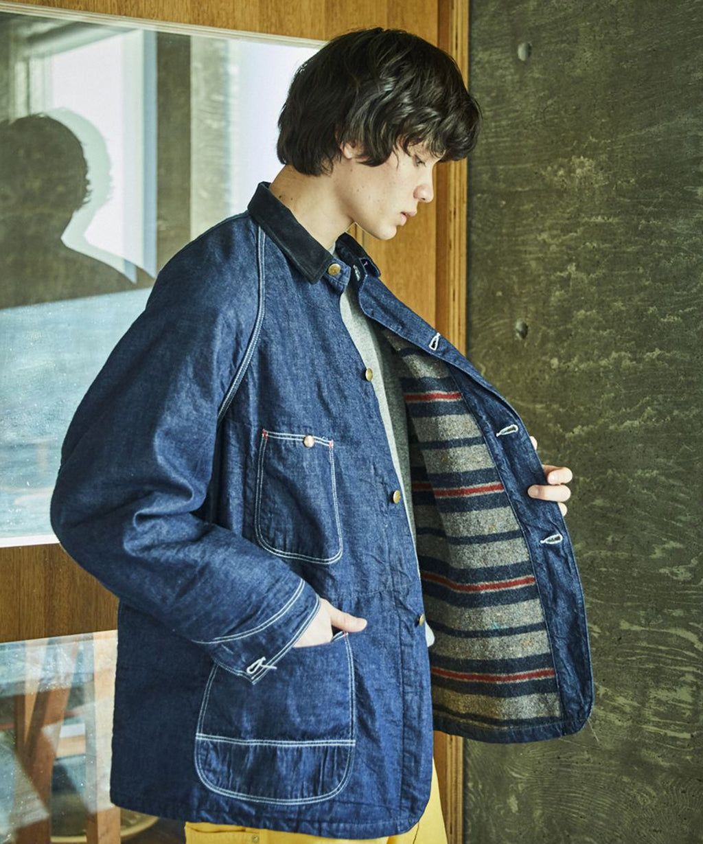 【予約】orSlow / WOOL LINER RELAX FIT DENIM COVERALL