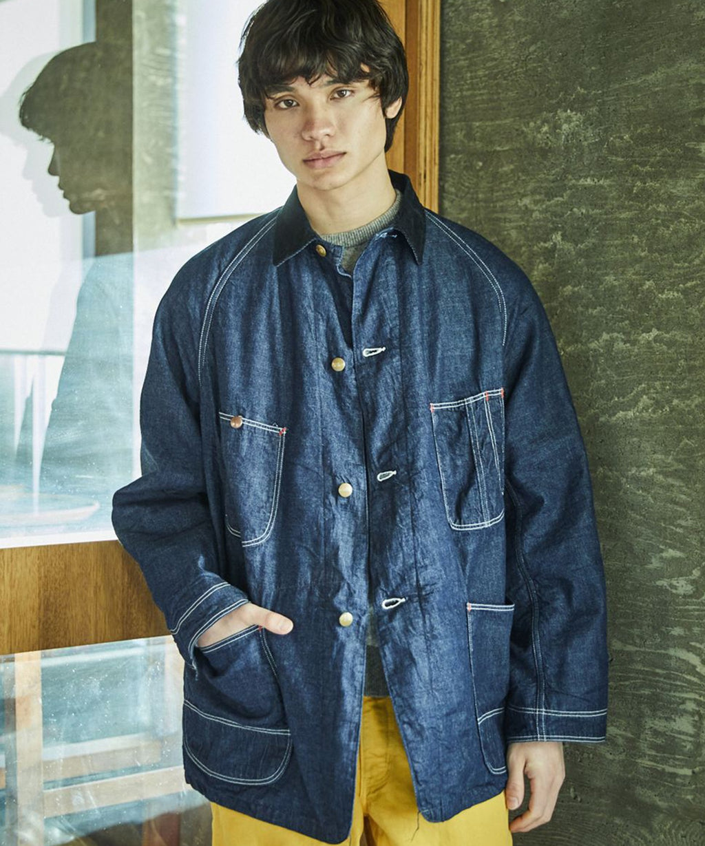 【予約】orSlow / WOOL LINER RELAX FIT DENIM COVERALL
