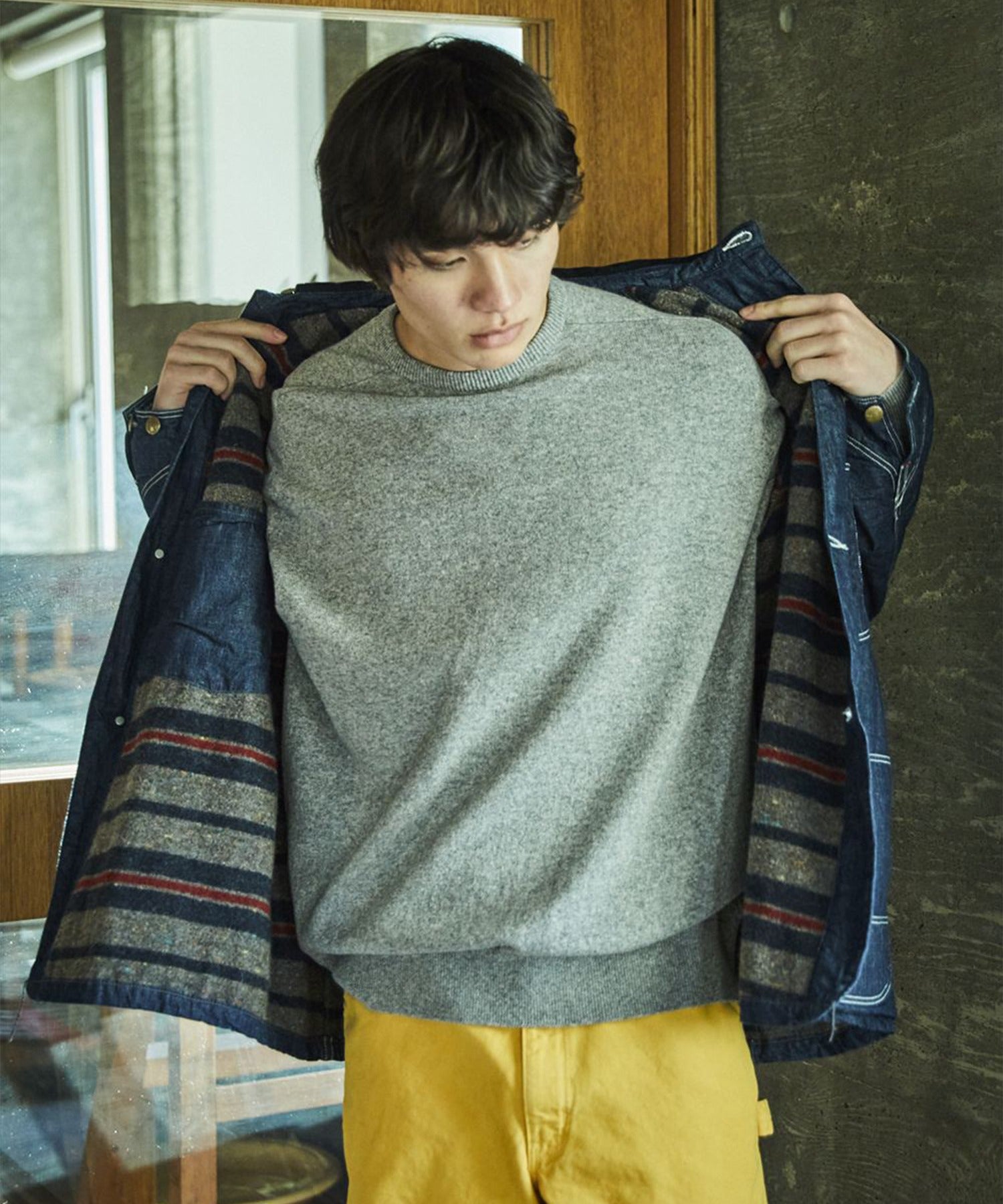 【予約】orSlow / WOOL LINER RELAX FIT DENIM COVERALL