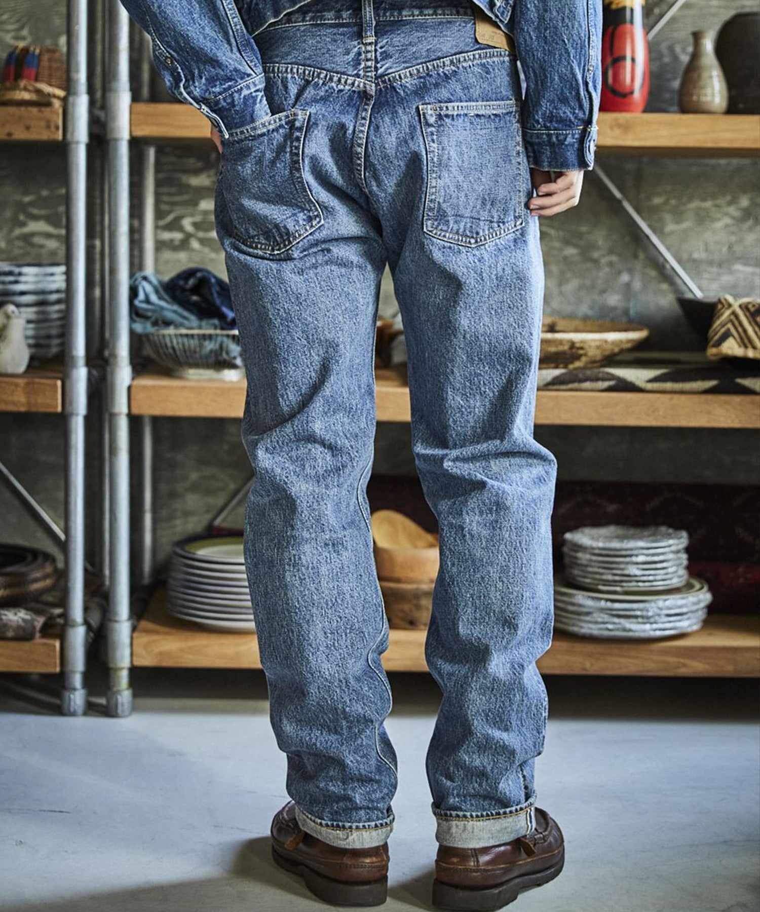 【予約】orSlow / 105 STANDARD SELVEDGE DENIM 2YEAR WASH デニムパンツ