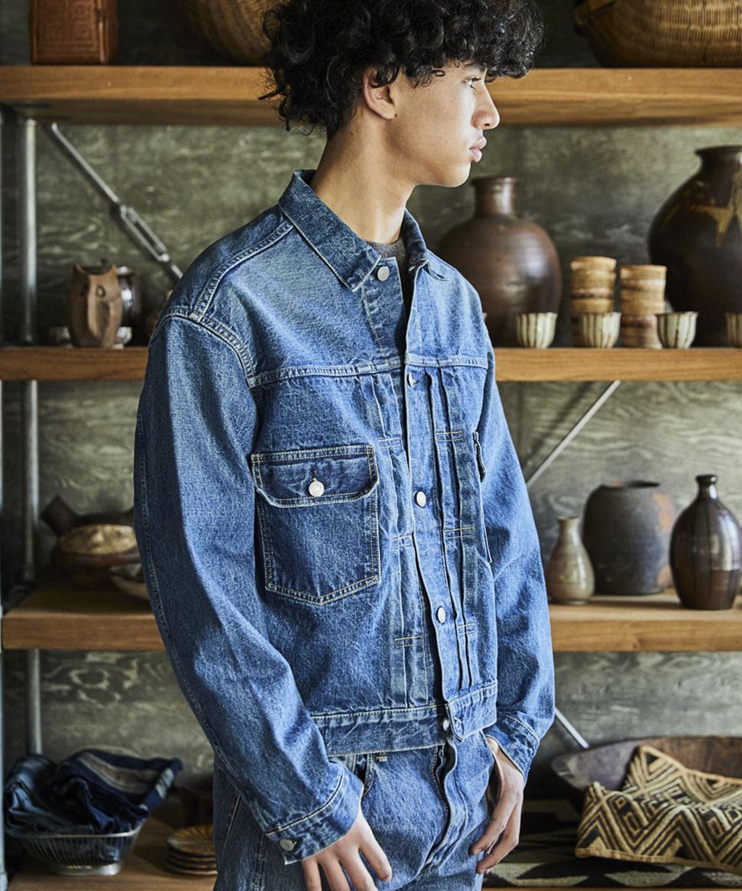【予約】 orSlow / TYPE2 1950'S DENIM JACKET USED WASH