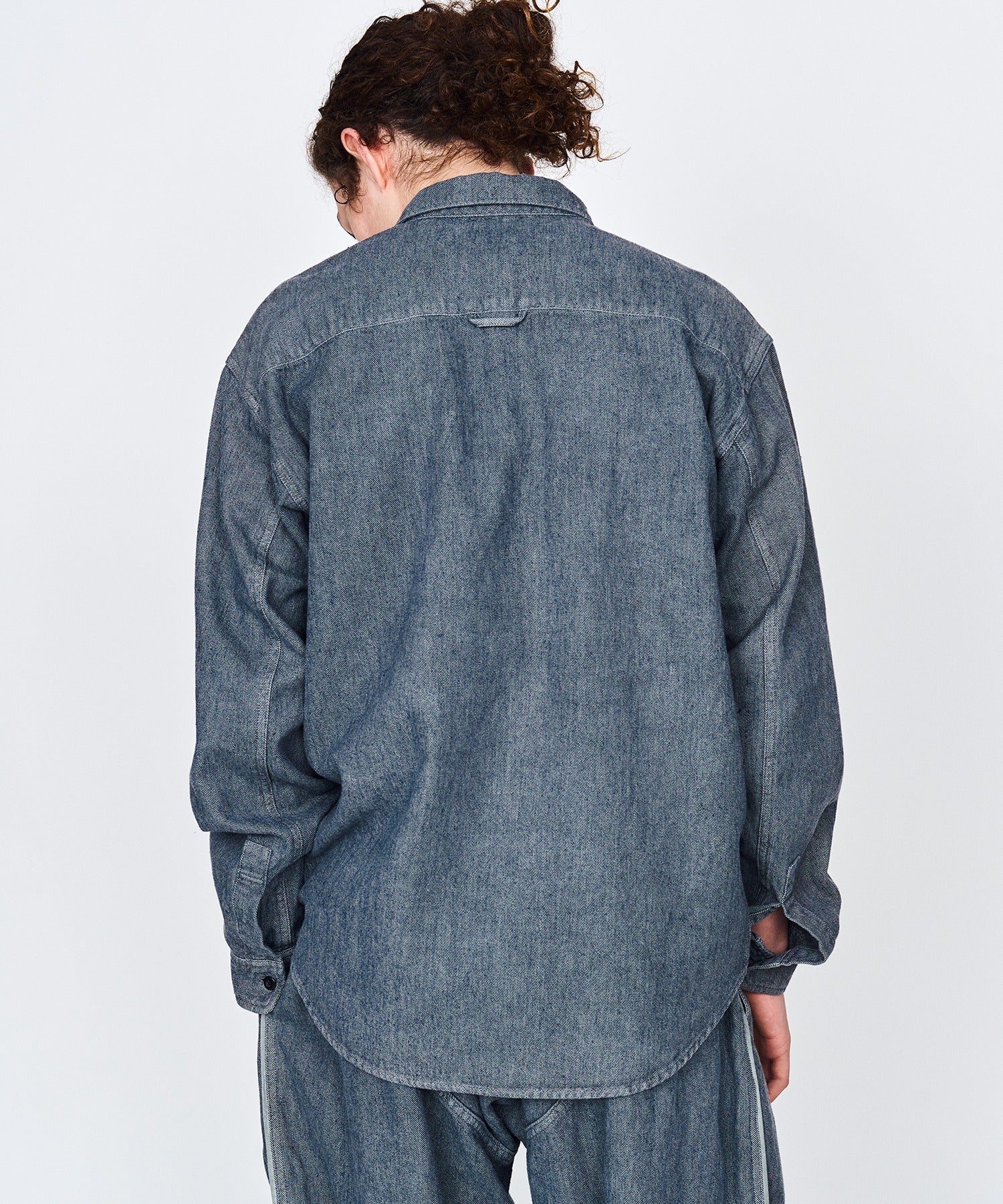 ROKX / INDIGO HEMP SHIRT L/S シャツ