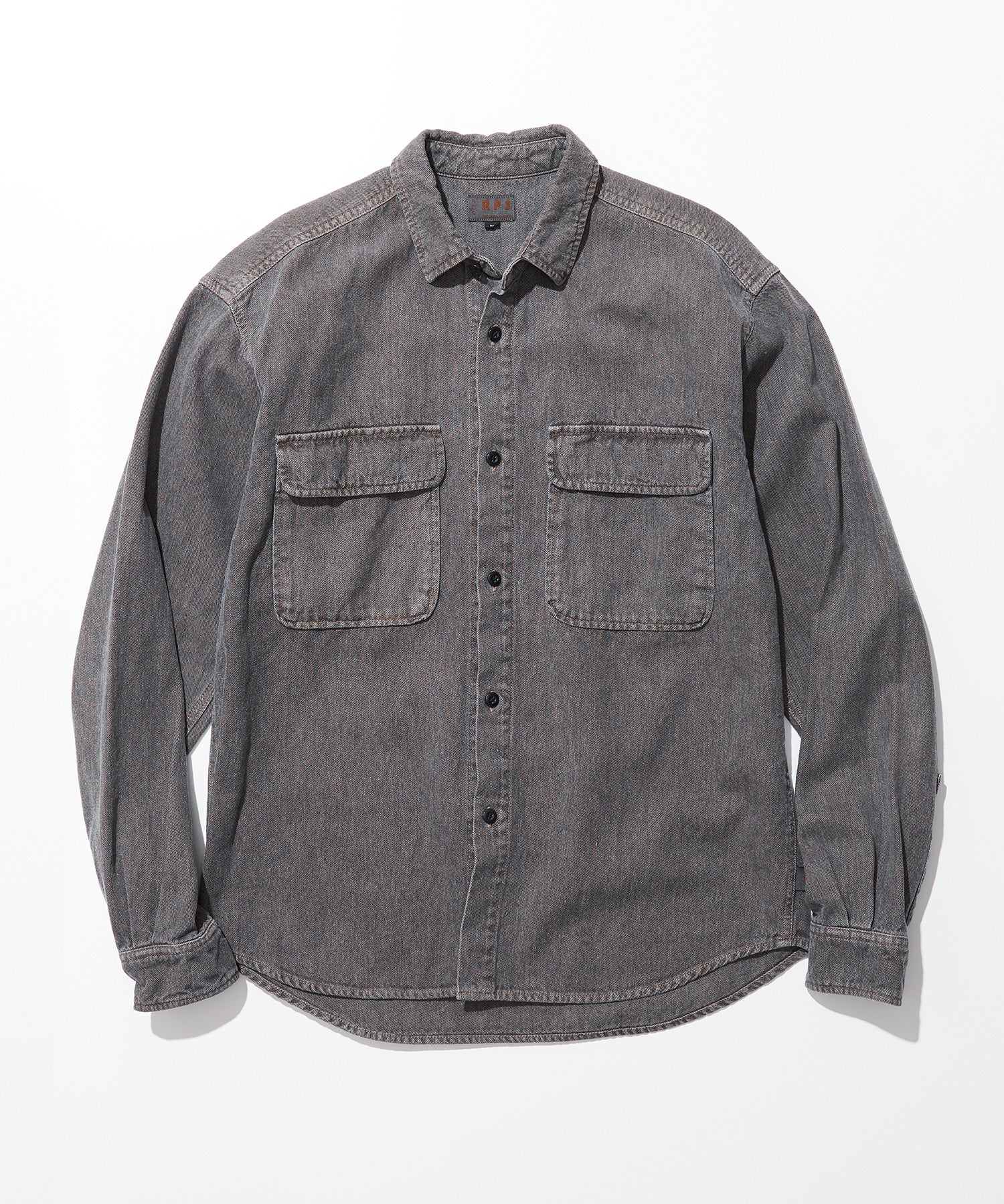ROKX / INDIGO HEMP SHIRT L/S シャツ
