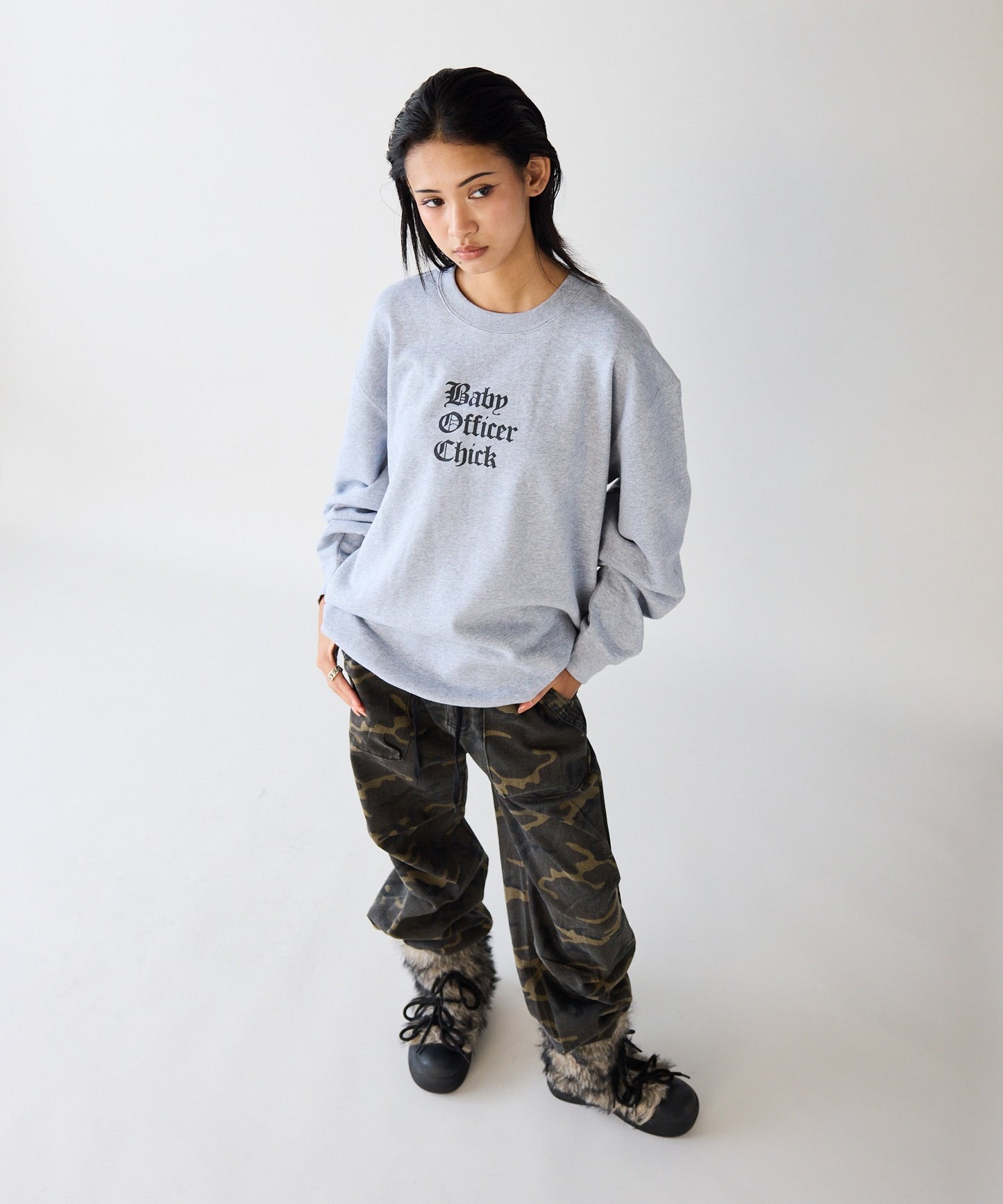 Baby Officer LOGO BIG SWEAT スウェット