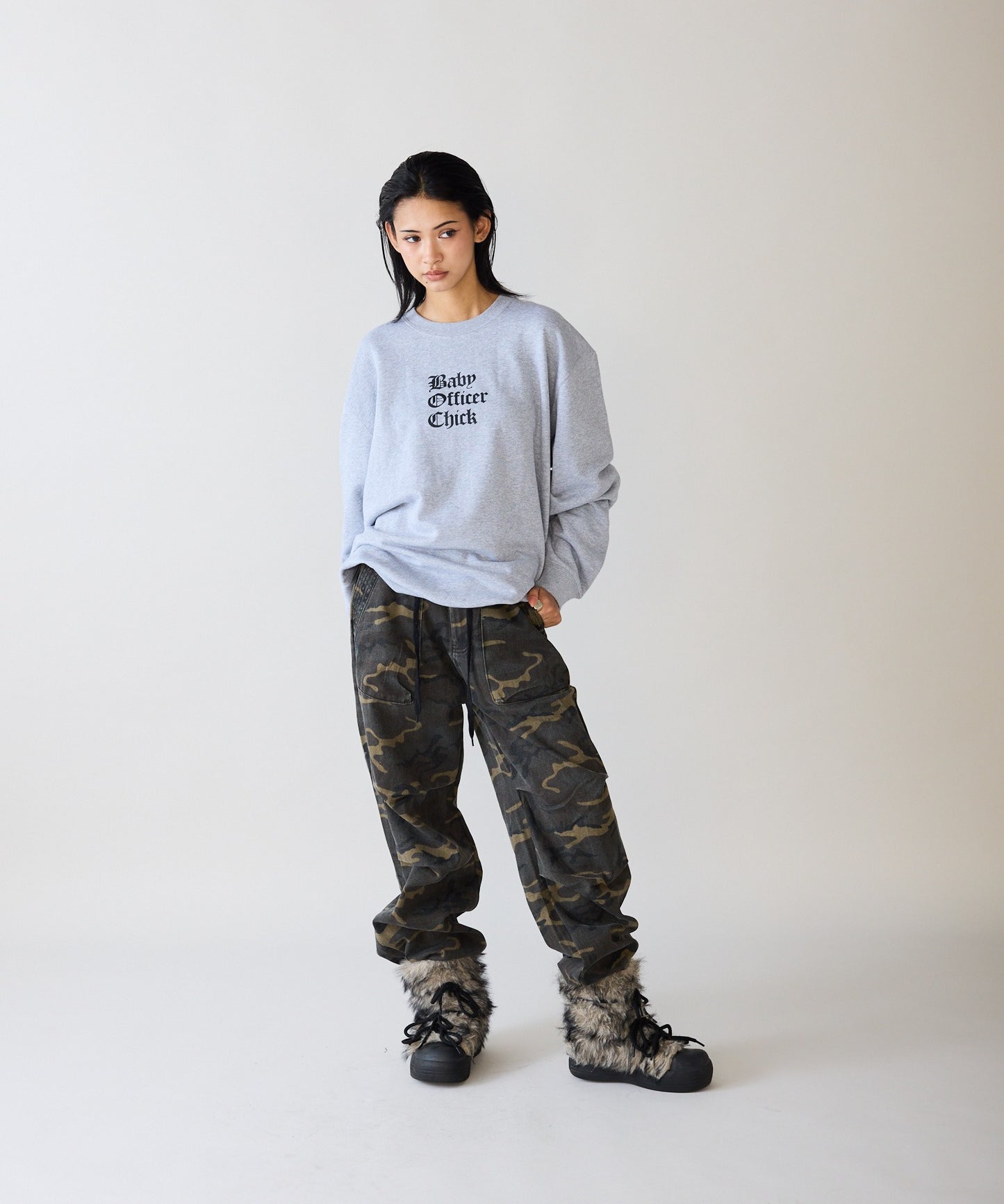 Baby Officer LOGO BIG SWEAT スウェット