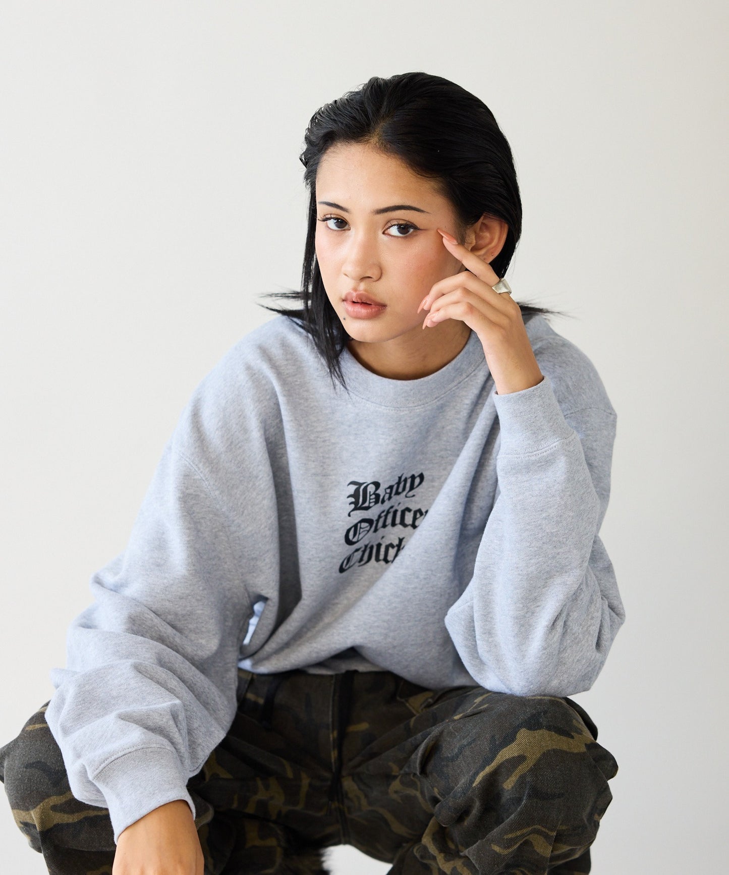 Baby Officer LOGO BIG SWEAT スウェット