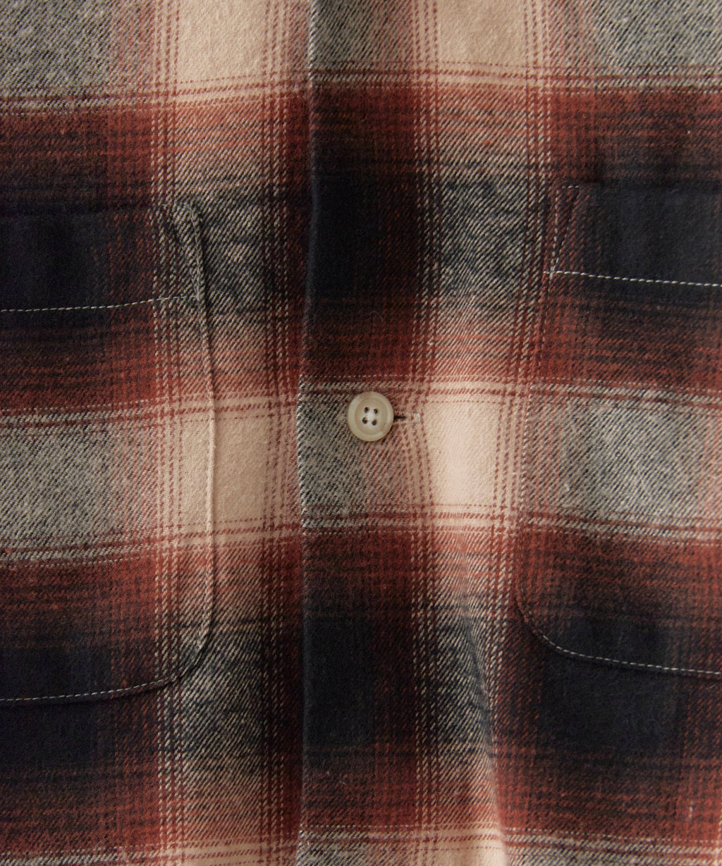 FIVE BROTHER / CHECK ONE-OP SHIRTS オープンカラーシャツ