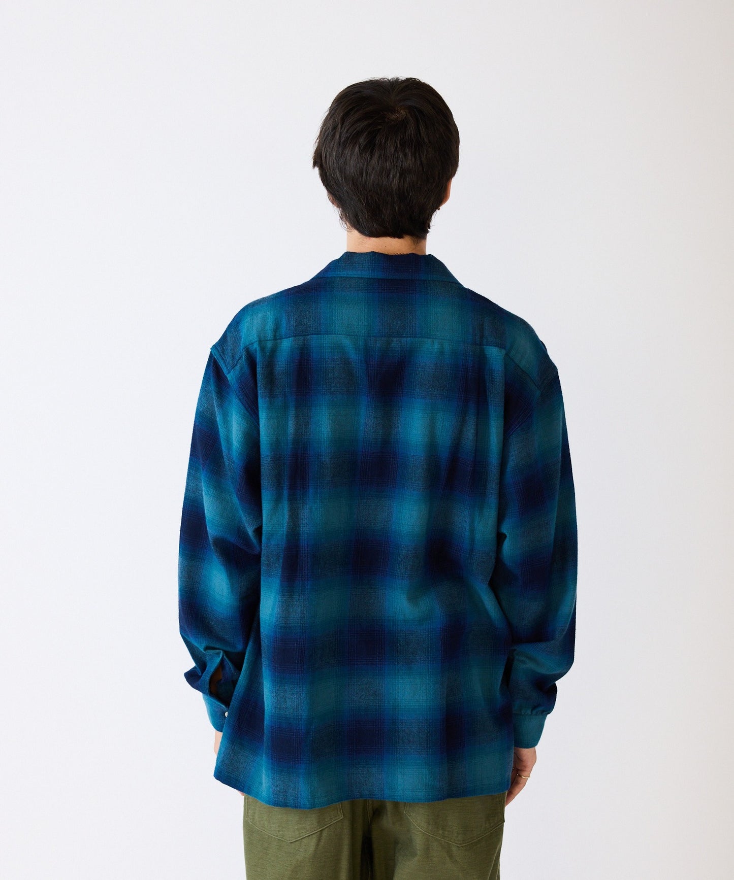 【予約】FIVE BROTHER / CHECK ONE-OP SHIRTS オープンカラーシャツ