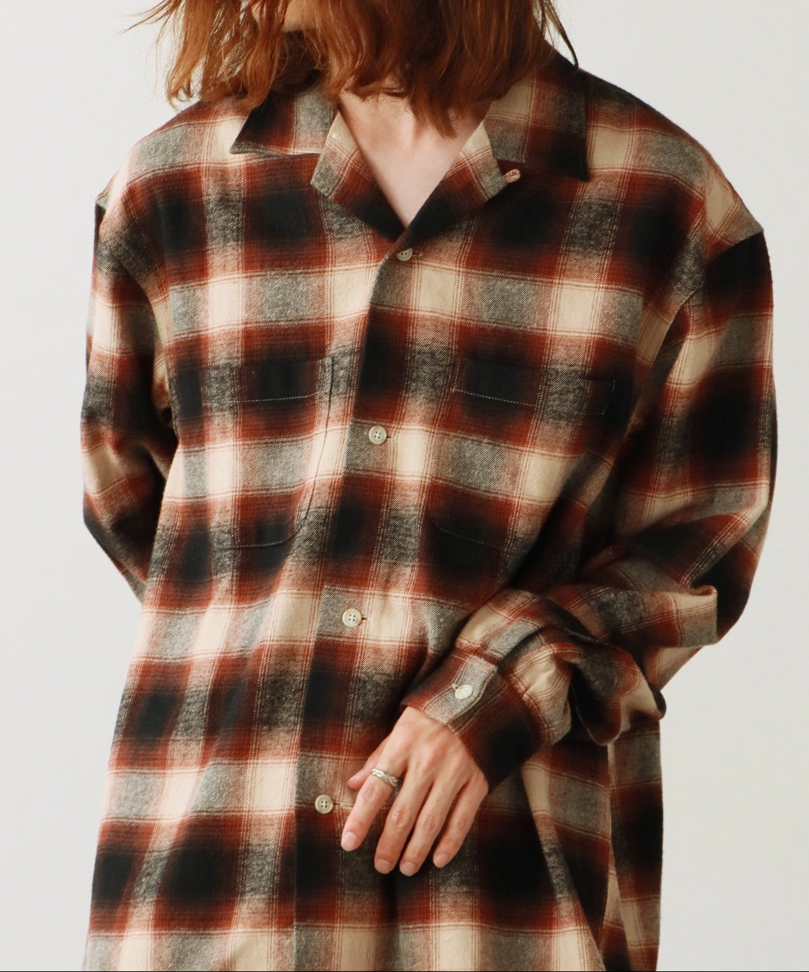 FIVE BROTHER / CHECK ONE-OP SHIRTS
