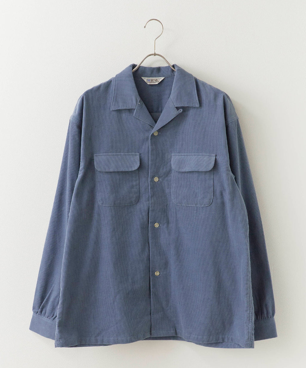 FIVE BROTHER / CORDUROY ONE-OP SHIRTS オープンカラーシャツ