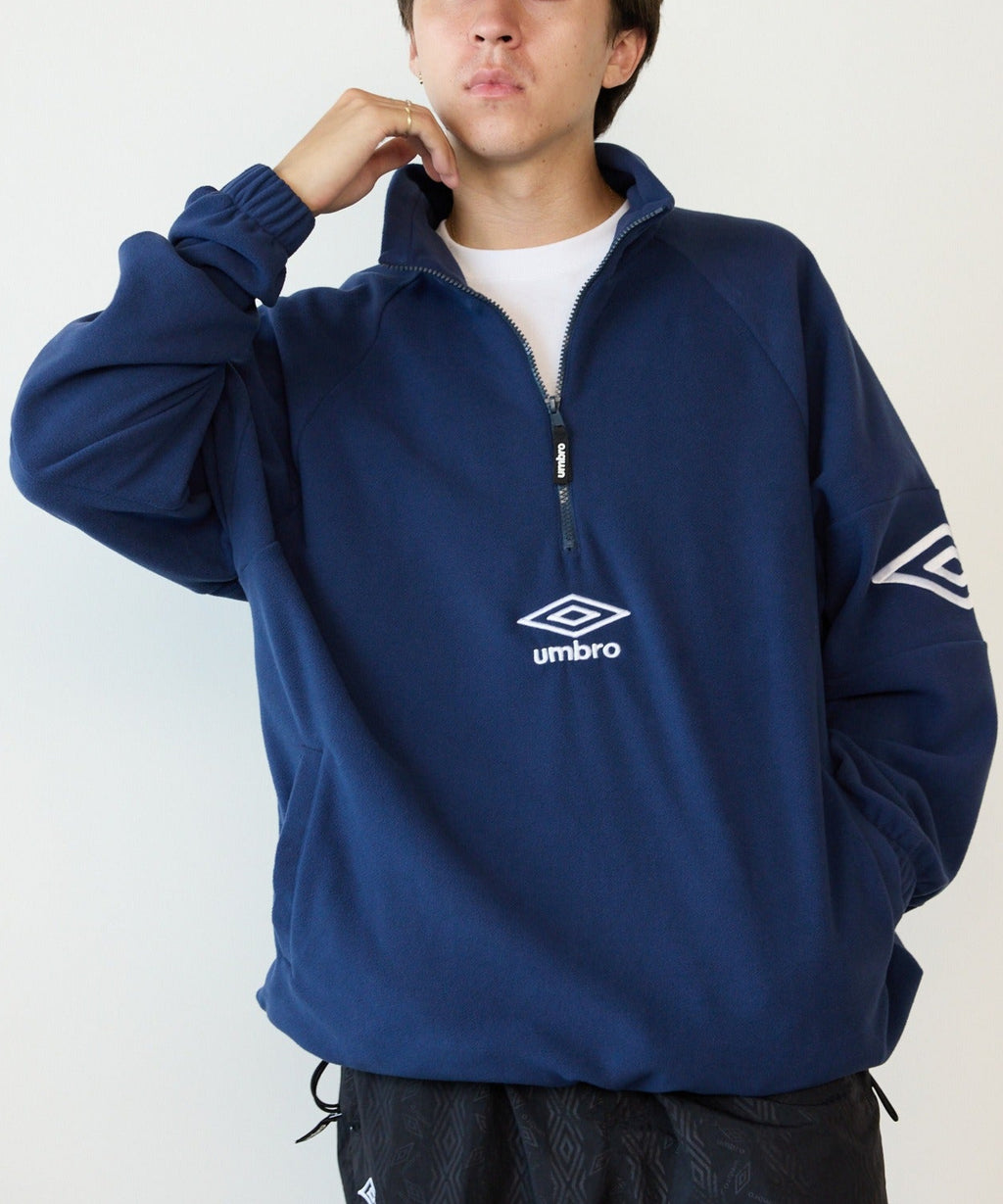 【予約】UMBRO / Half zip jacket フリース